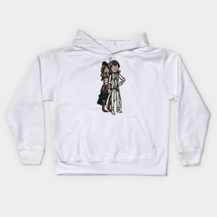 Paranormal Detective & Lockheart Cartoon 6 Kids Hoodie